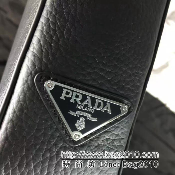 普拉達PRADA原單 最新款 2VE363-2E原版荔枝紋男士公事包 官網同步. PHY1028